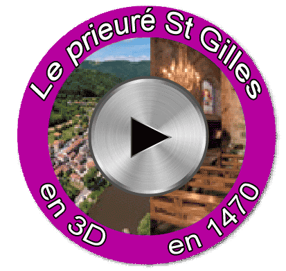 Le prieuré de 1470 en 3D